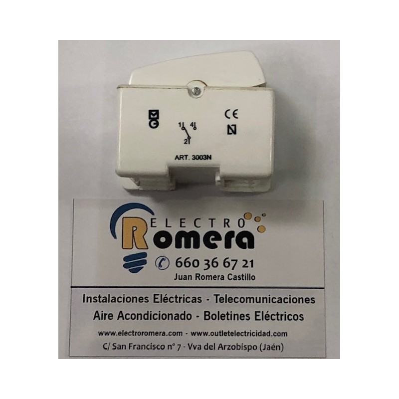 CONMUTADOR UNIPOLAR 16A 380V 3003N-B BLANCO
