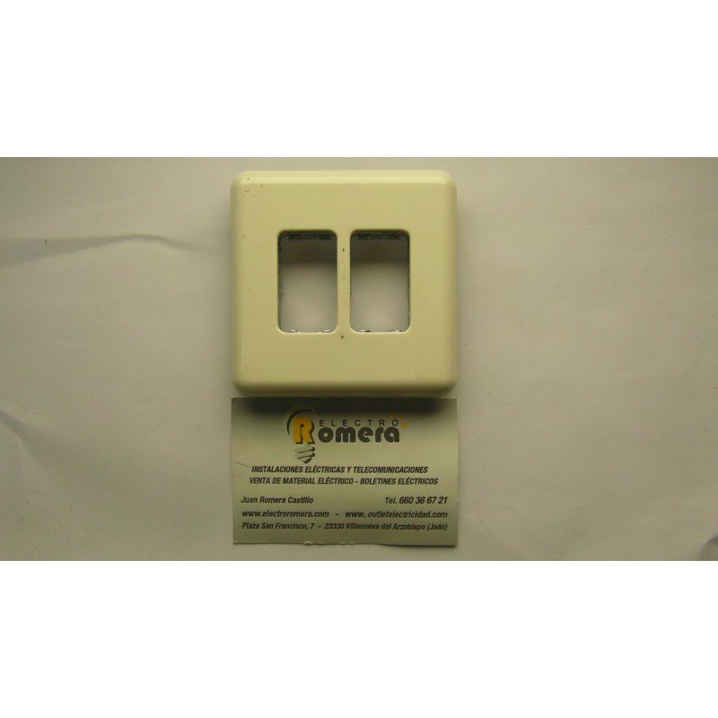 PLACA 2 ELEMENTOS BLANCO MARIFIL REACONDICIONADO NIESSEN PUMA 4472