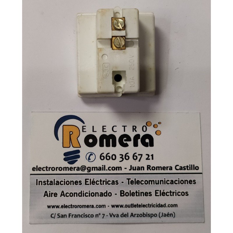 INTERRUPTOR BLANCO BJC LINEAL 932