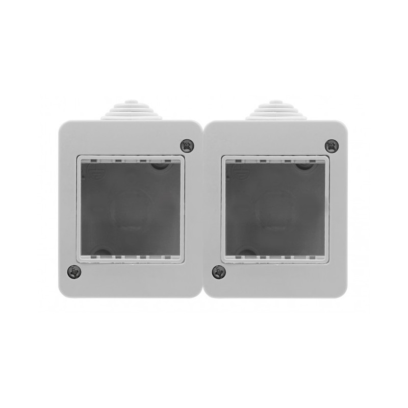 Cajas de superficie 4 elementos IP40 130x88x55mm. Niessen 3292.1