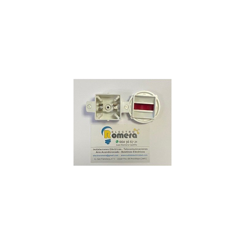 PILOTO NEON ROJO BJC ESFÉRICA 228