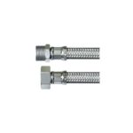 Latiguillo flexible de acero galvanizado macho-hembra 1'' 40cm uso industrial River 441