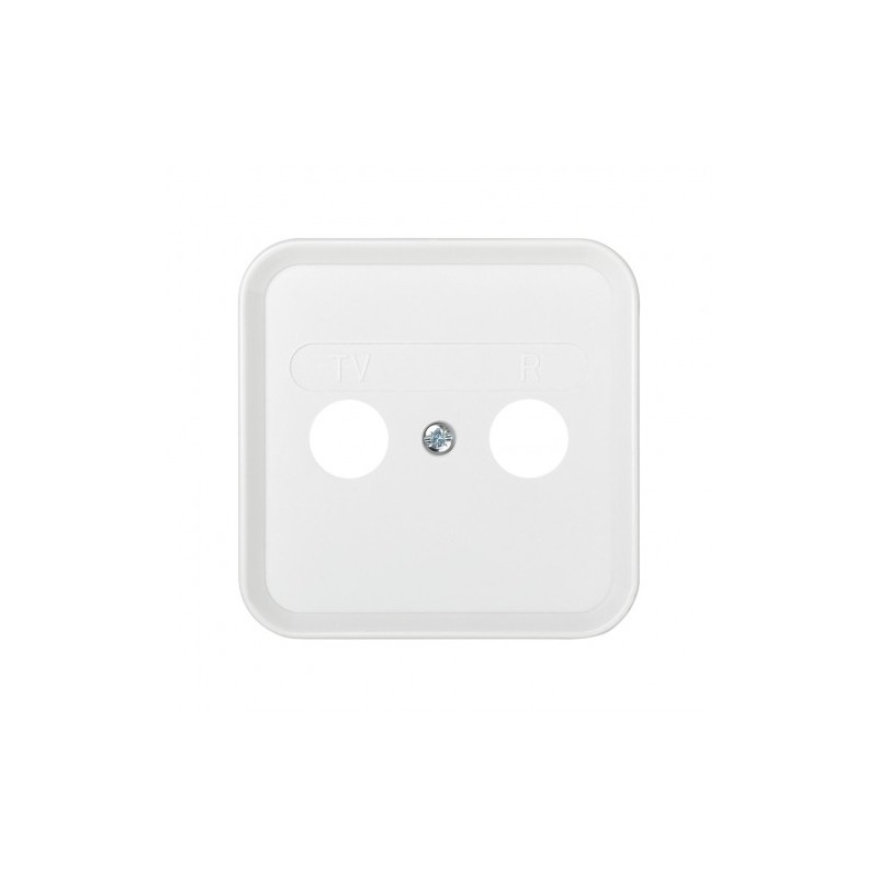 Tapa toma R-TV blanco S-31 31053-60
