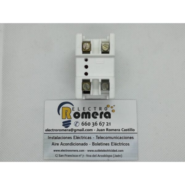 INTERRUPTOR BLANCO MAS PILOTO ROJO 3059 B REACONDICIANADO