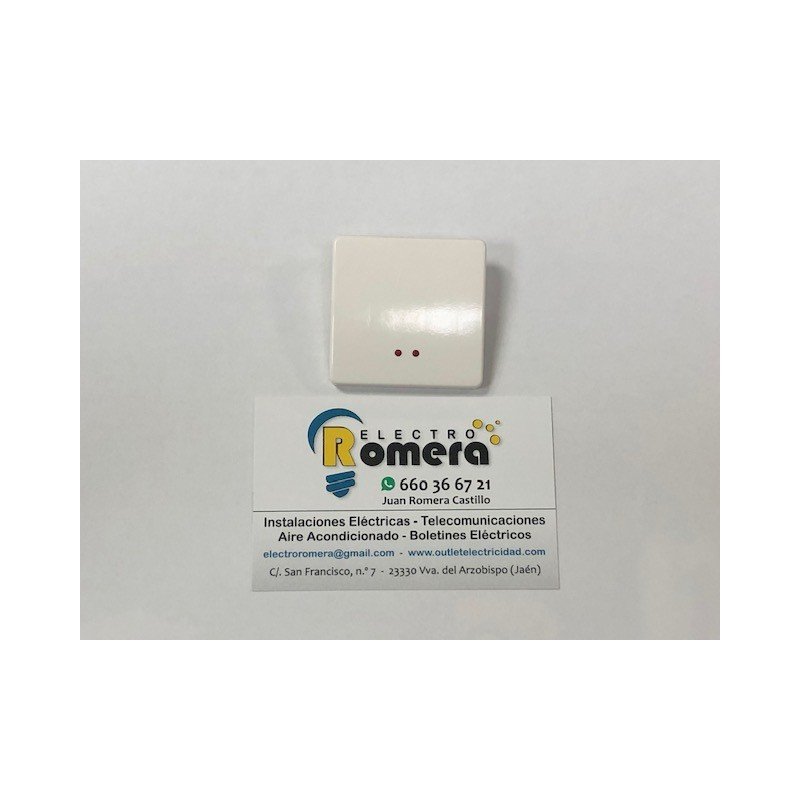 TECLA CON VISOR NIESSEN STYLO BLANCO ALPINO