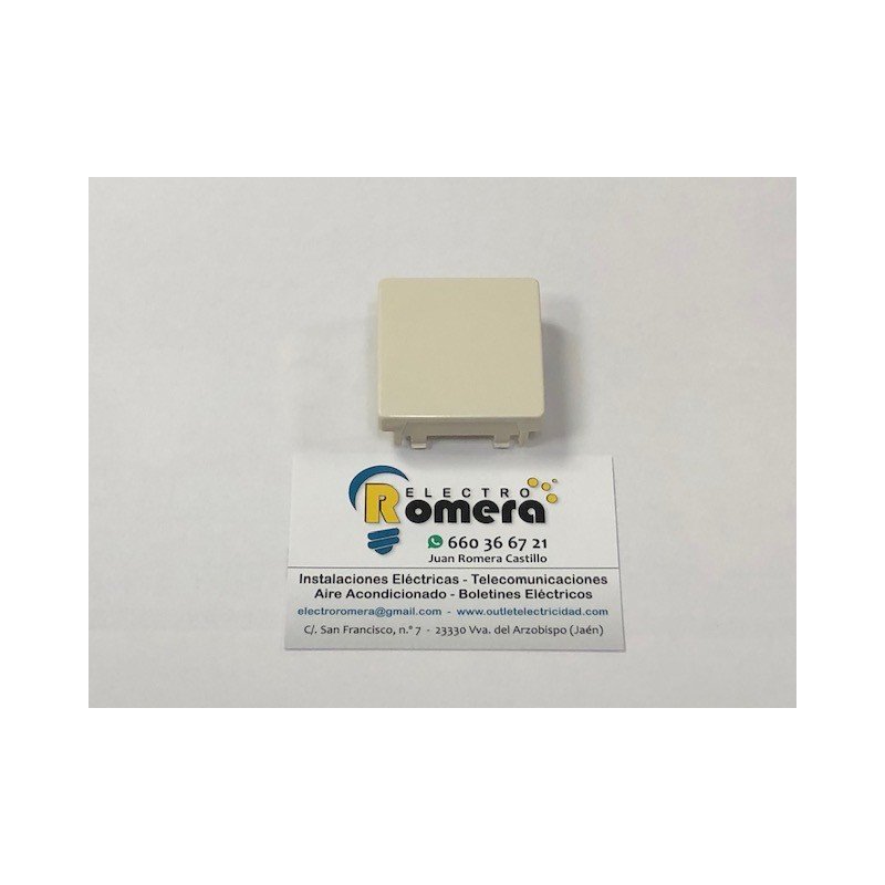 TAPA CIEGA NIESSEN STYLO BLANCO MARFIL