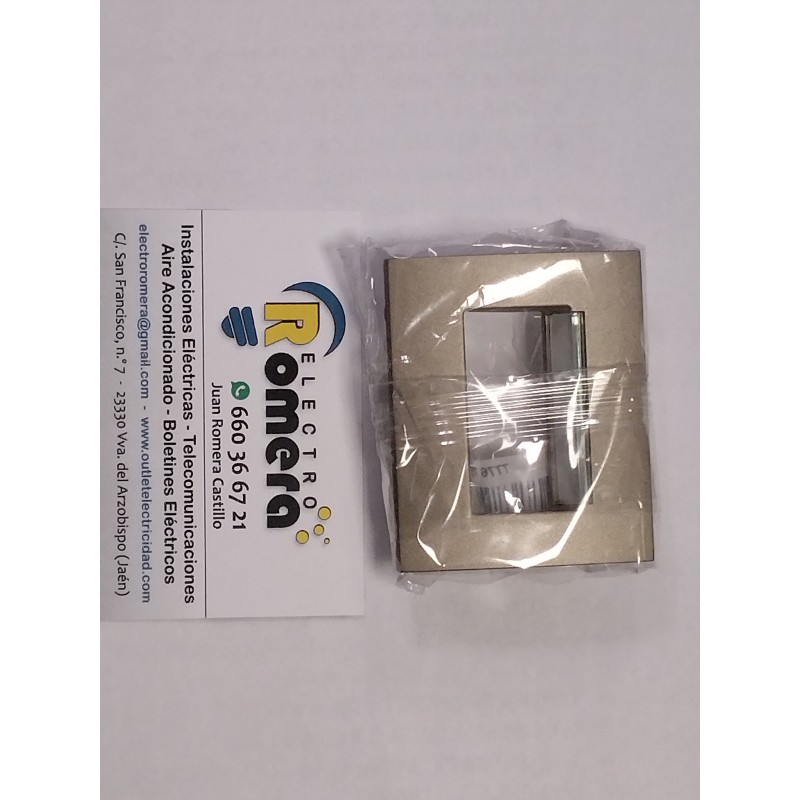 PLACA TOMA RJ 1/2 S COLOR ARENA LEGRAND 7776 75