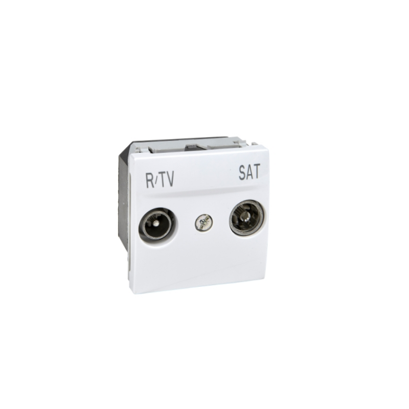 Unica - R-TV/SAT socket - individual socket - white U3.454.18