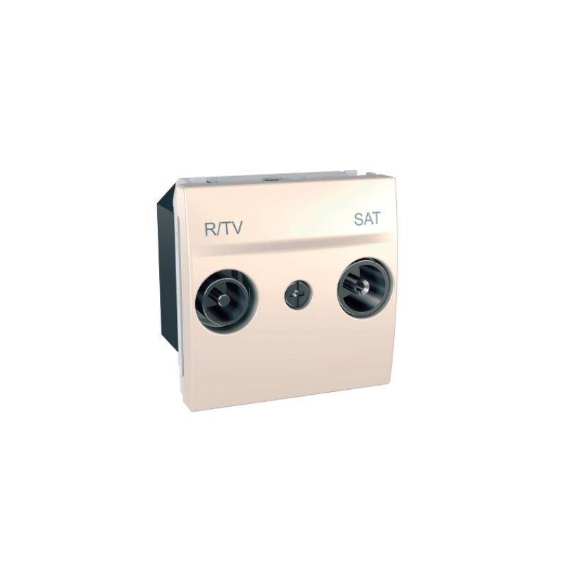 Unica - R-TV/SAT socket - individual socket - white U3.454.18