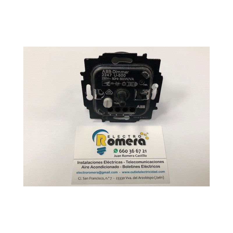 REGULADOR ABB DIMMER 2247 U-500 230V 50Hz 500W/VA