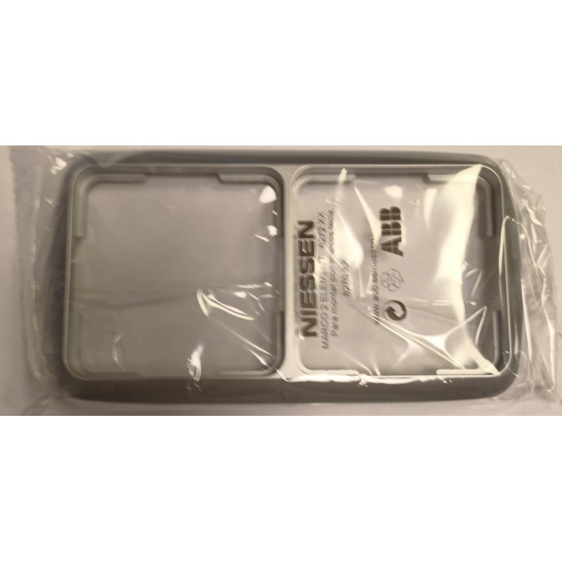 MARCO 2 ELEMENTOS PLATA MATE 8272 PM HORIZONTAL