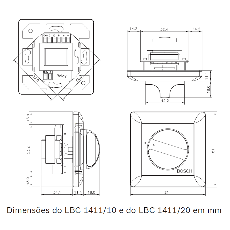 BOSCH LCB 1411/10 Control de Volumen 36W Bosch Lbc 1411/10 3 BOSCH LCB 1411/10 Control de Volumen 36W Bosch Lbc 1411/10