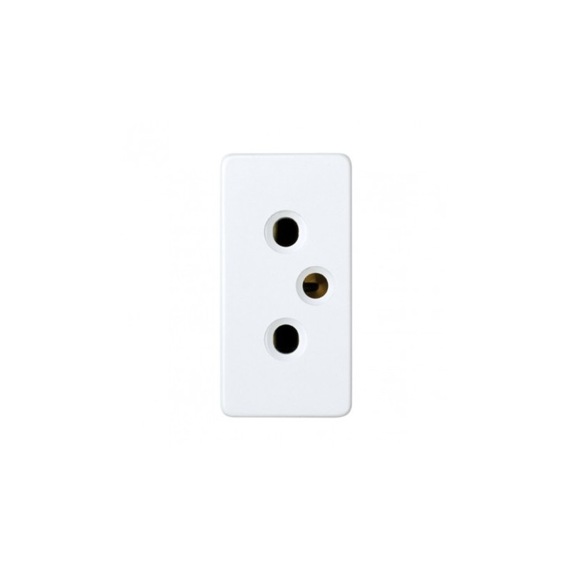 Base de enchufe bipolar Medio elemento Blanco Simon 27 Play 27442-64