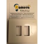 PLACA RESTANGULAR CON TORNILLOS 2 ELEMENTOS SIMON 24622 B RECONDICIONADO