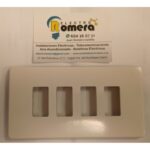 PLACA RECTANGULAR SINTORNILLOS 4 ELEMENTOS 24642 B