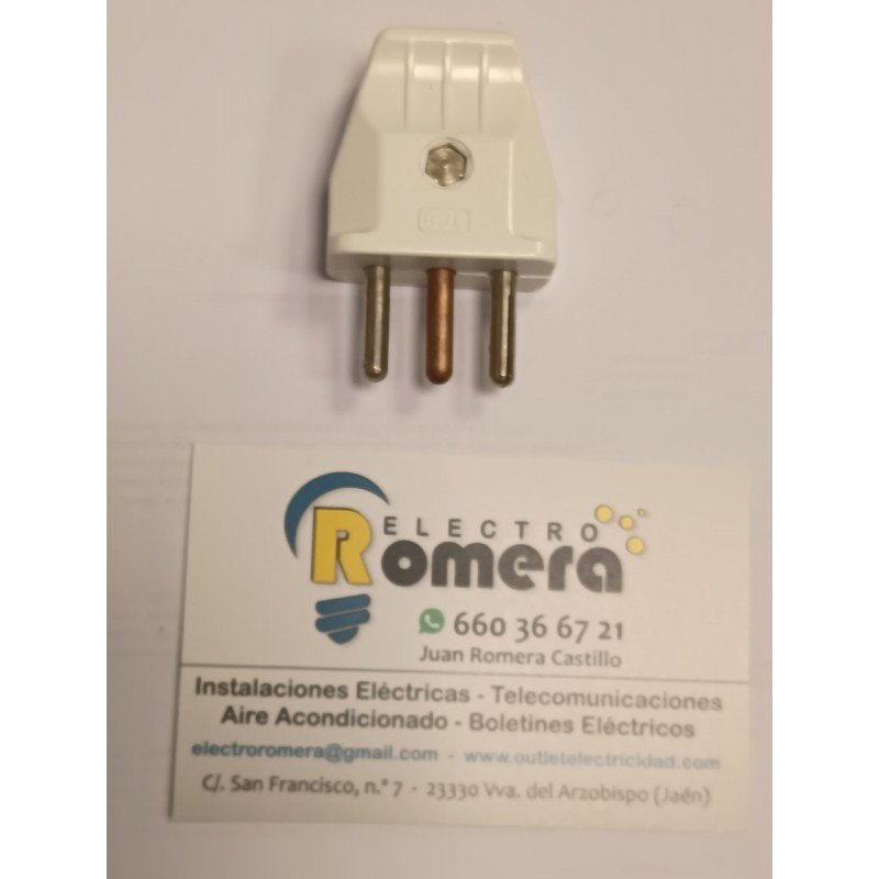 Clavijas de enchufe normales + tt 6 a en linea bjc 382
