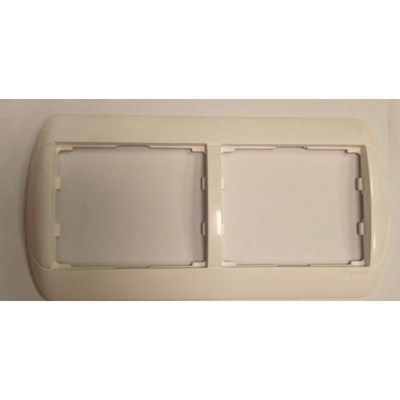 MARCO 2 ELEMENTOS LEGRAND GALEA HORIZONTAL BLANCO 7770 02