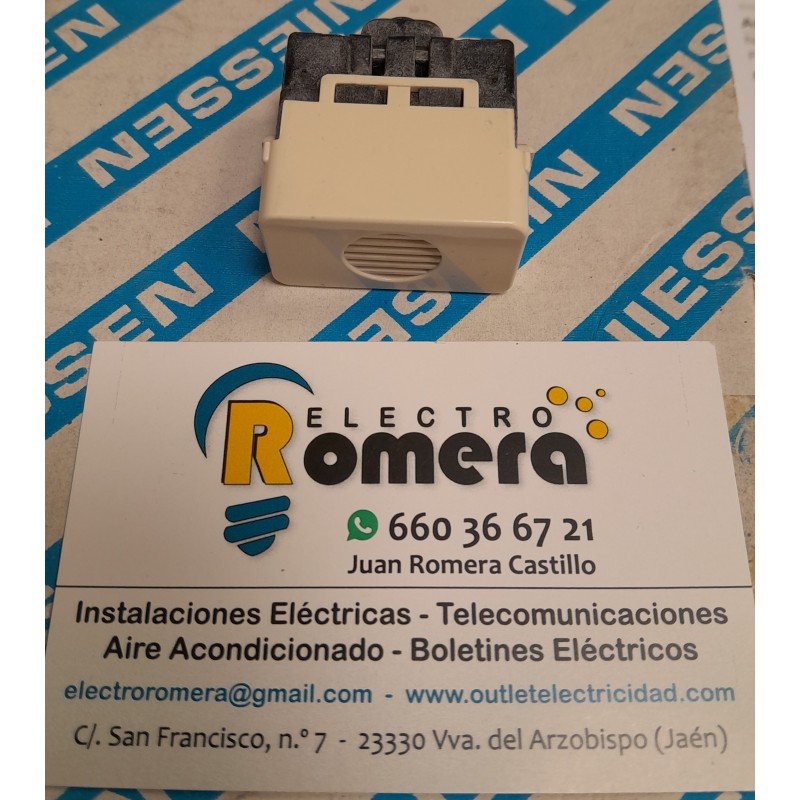 TOMA DE TELEFONO 4117 DE 4 CONTACTOS BLANCO MARFIL