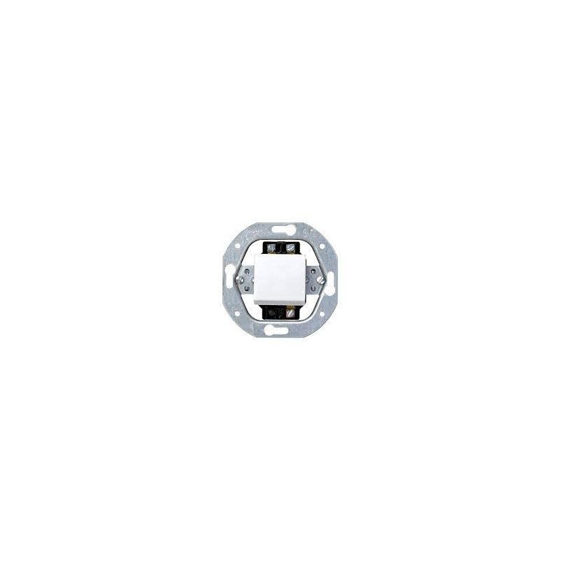 Conmutador 10 AX 250V~ con sistema de embornamiento a tornillo blanco Simon 32 32201-35