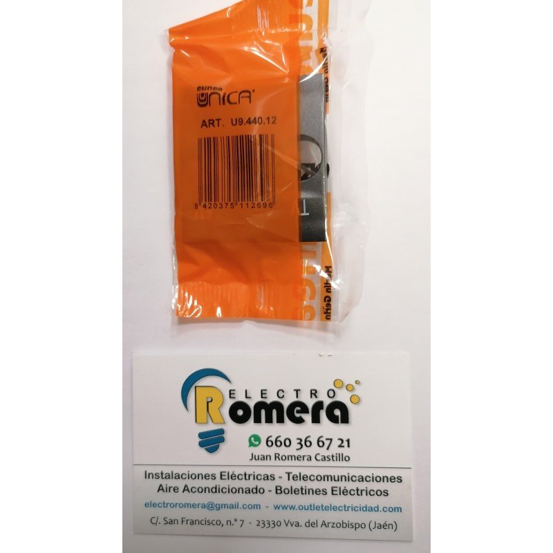 TAPA TOMA TV. FM. UNICA GRAFITO U9.440.12