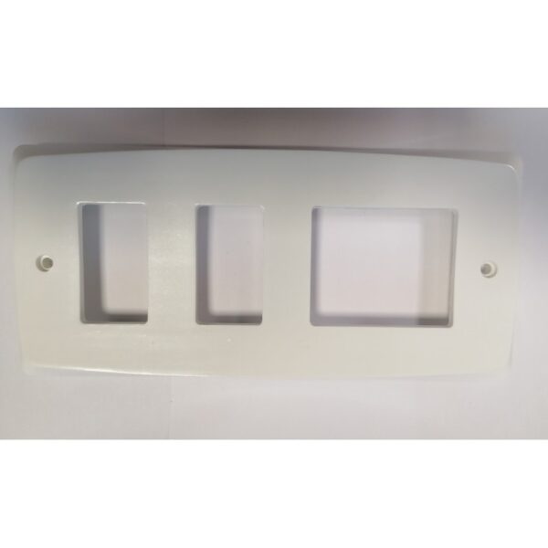 PLACA METROPOLI 1 ELEMENTO DOBLE 2 NORMALES 3079 COLOR GRIS 1 PLACA METROPOLI 1 ELEMENTO DOBLE 2 NORMALES 3079 COLOR GRIS