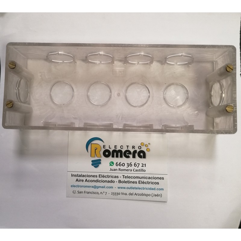 CAJA EMPOTRAR 3 VENTANAS BJC LINEAL 908