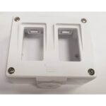 CAJA INDUSTRIAL 2 ELEMENTOS 3651-B BLANCO