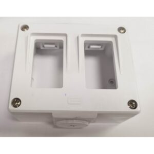 CAJA INDUSTRIAL 2 ELEMENTOS 3651-B BLANCO