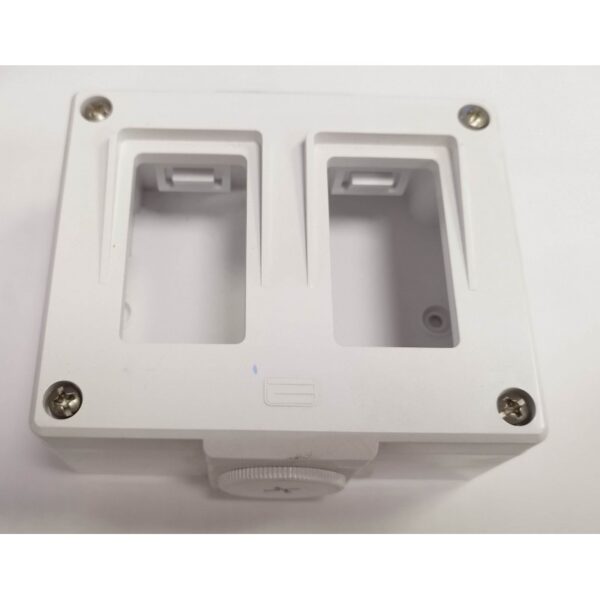 CAJA INDUSTRIAL 2 ELEMENTOS 3651-B BLANCO