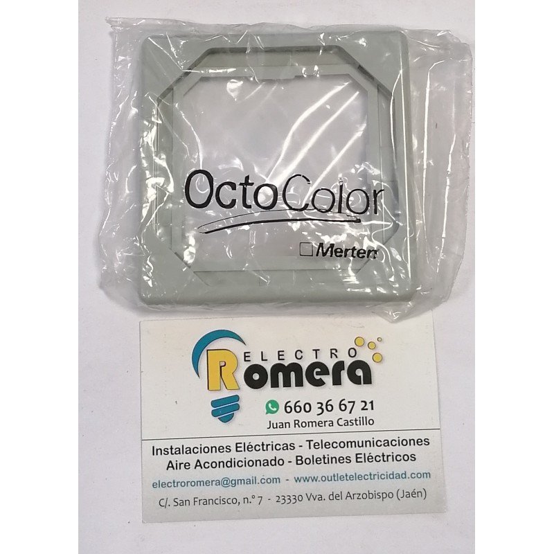 MARCO 1 ELEMENTO MERTEN OPTOCOLOR GRIS 3991 G