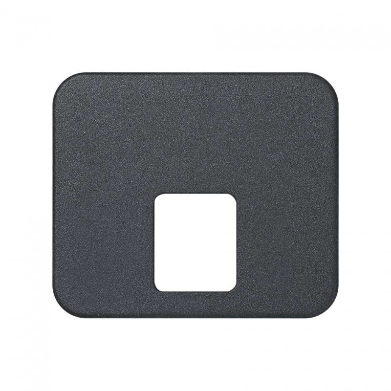 Placa para tomas telefónicas con conectores RJ11 y RJ12 grafito Simon 75