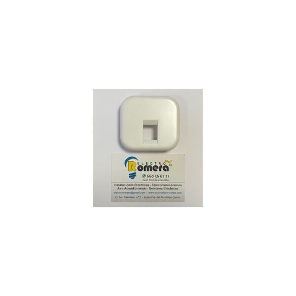 PLACA TOMA TELEFONO MARFIL 7217.1 BM MARFIL 1 PLACA TOMA TELEFONO MARFIL 7217.1 BM MARFIL