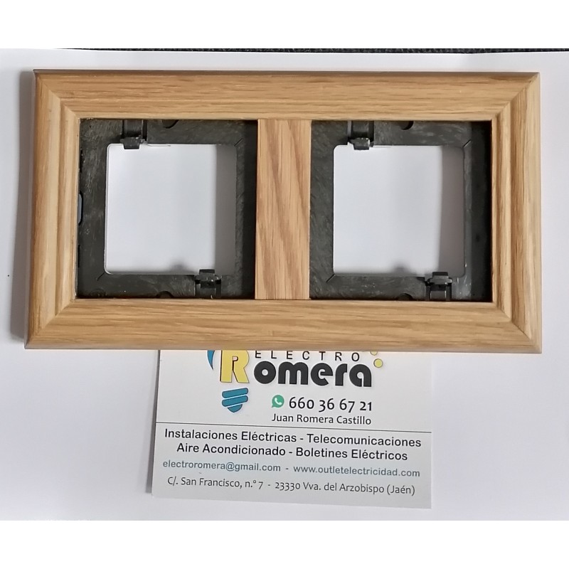 MARCO 2 ELEMENTOS SERIE ALPINA COLOR ROBLE 18002