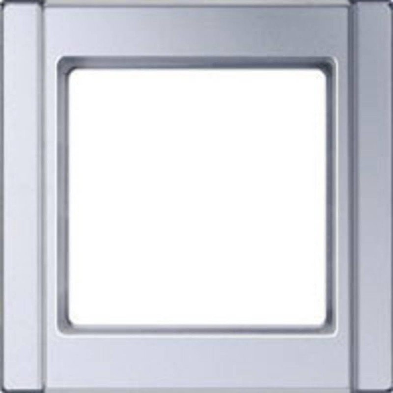JUNG A581AL Marco, Duroplástico, Lacado Aluminio, Simple, 81 X 81mm