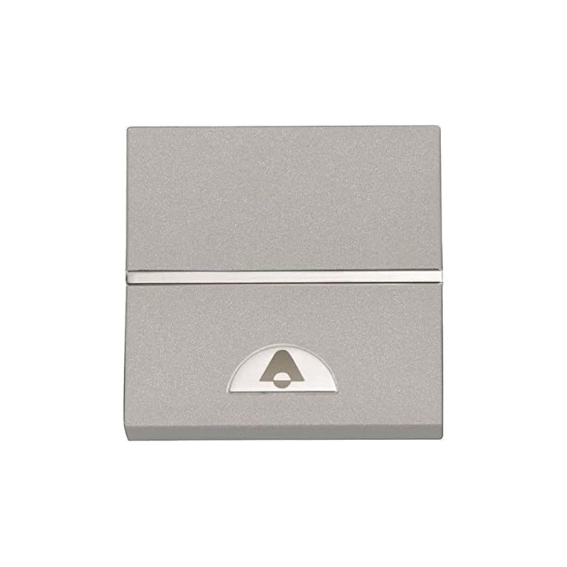 Niessen - n2204pl pulsador simbolo de timbre zenit plata