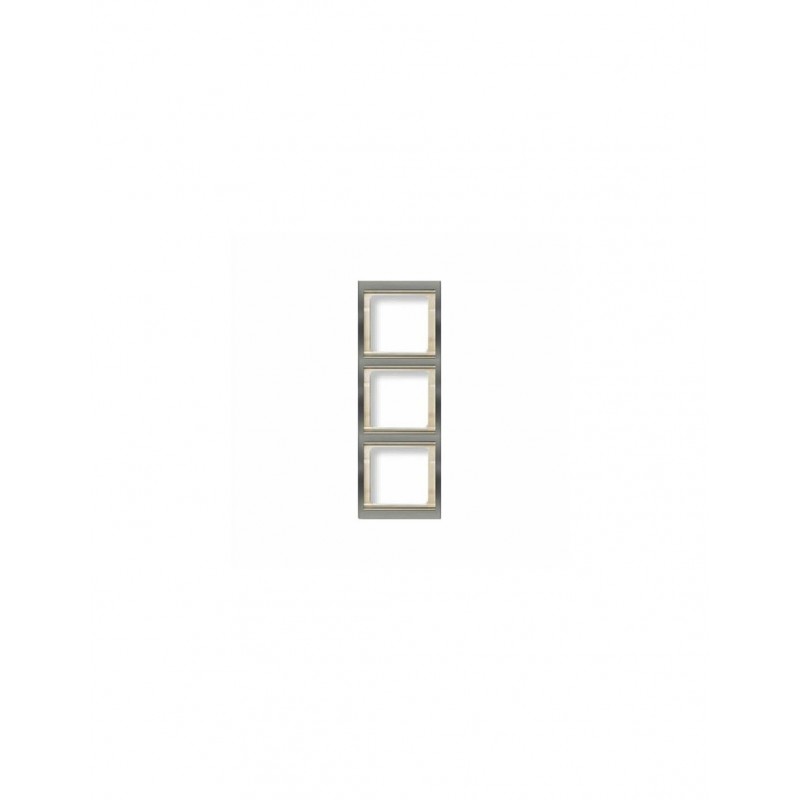 Marco 3 elementos vertical acero perla 8473ap serie Olas Niessen