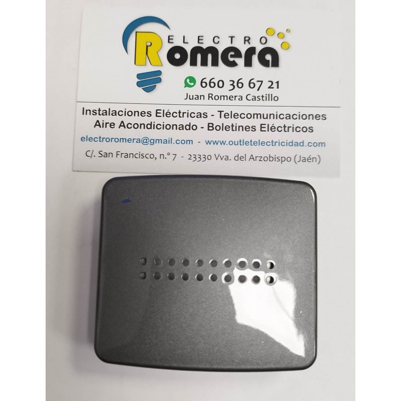 PLACA ZUMBADOR SERIE ARCO GRAFITO 8219 GF