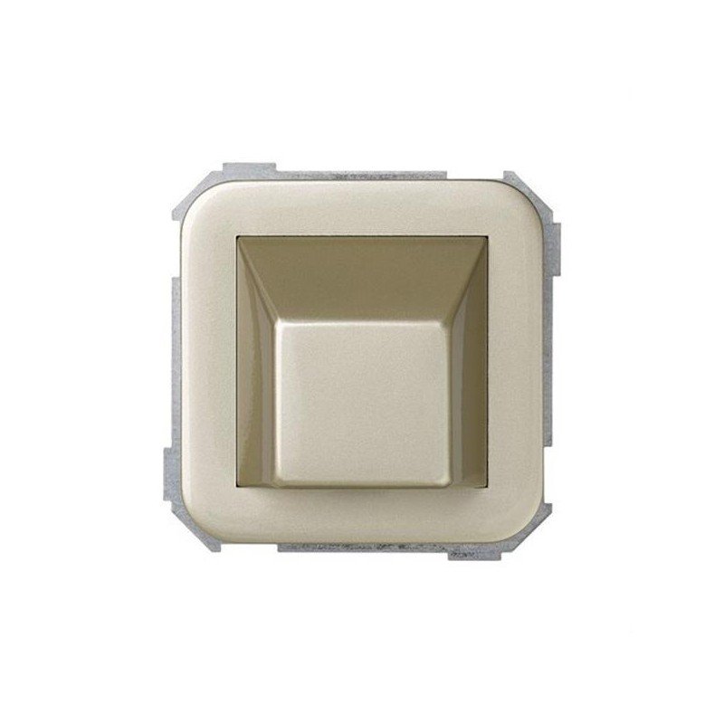 PLACA CIEGA MARRON DECORADO