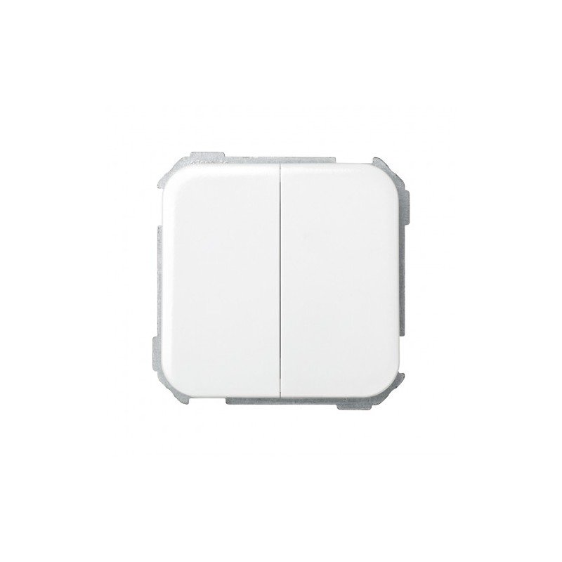 DOBLE INTERRUPTOR SIMON 31 BLANCO 31398-30