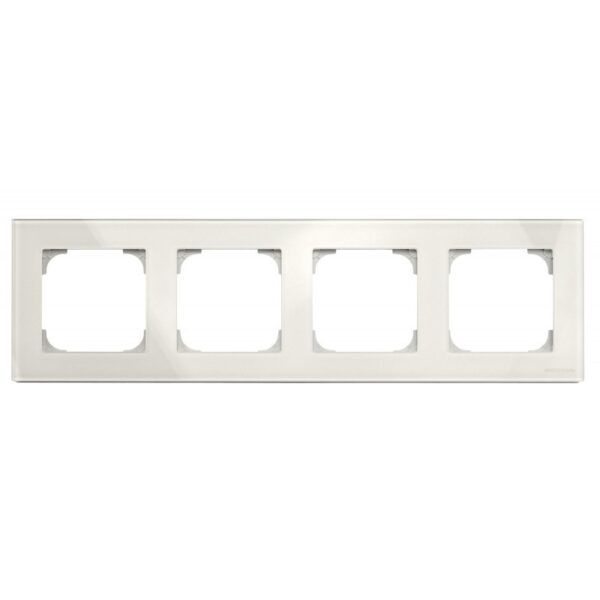 Marco 4 Elementos Cristal Blanco 8574 CB Niessen Sky 1 Marco 4 Elementos Cristal Blanco 8574 CB Niessen Sky