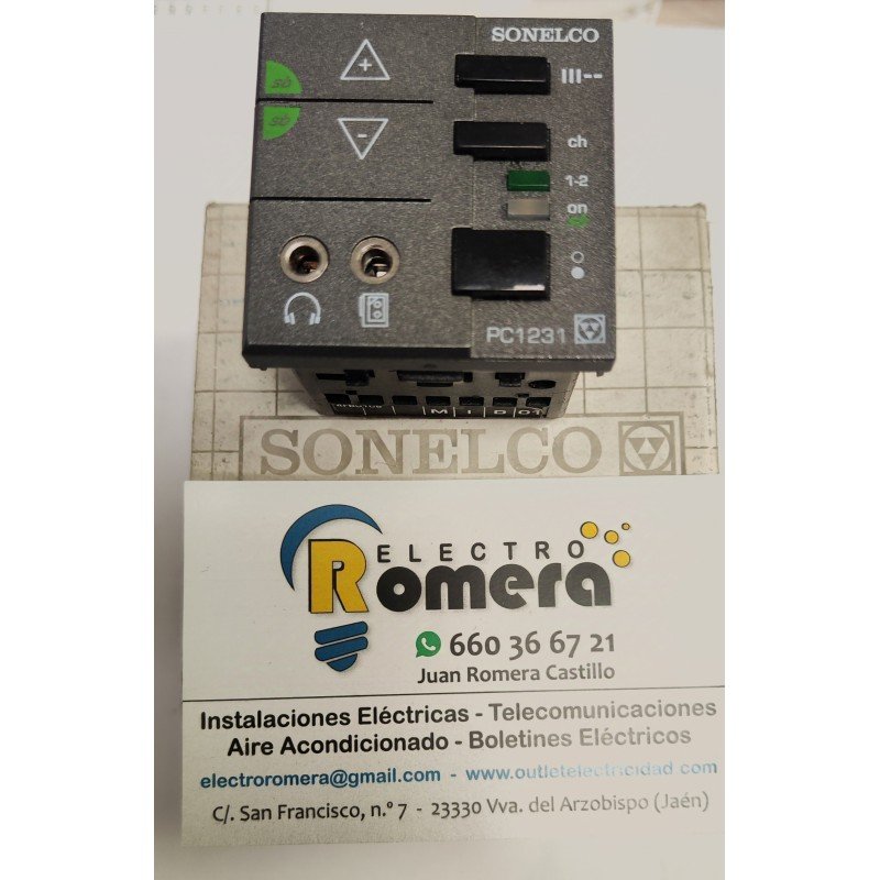 MANDO 2 CANAL ESTEREO S.-BASS GR.ANTRAC. PC1231-02 GRAFITO REACONDICIONADO SONELCO