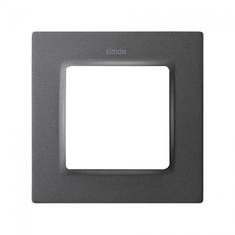 Marco para 1 elemento titanio Simon 82 Concept 8200617-096