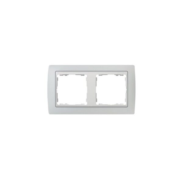 Marco Gris blanco 1 elemento 82621-33 serie 82 Simon
