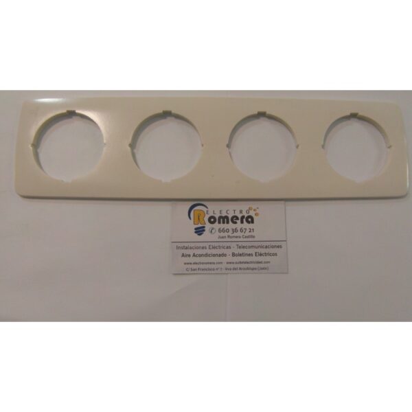 PLACA 4 ELEMENTOS BLANCO 32640-31 simon 32 1 PLACA 4 ELEMENTOS BLANCO 32640-31 simon 32