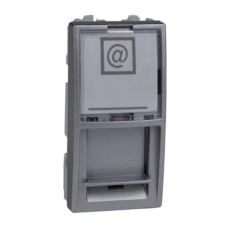 TAPA CONECTOR RJ45 CAT 5 -ALUMINIO ESTRECHA U9.461.30