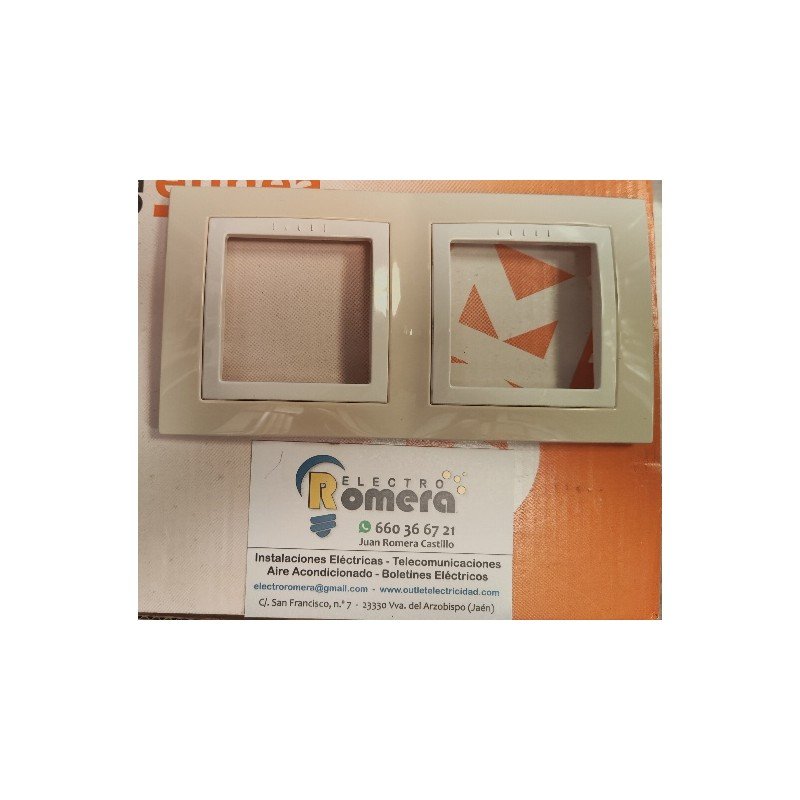 MARCO DE 2 ELEMENTOS CREMA-MARFIL U2.004.539