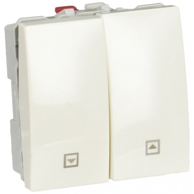 Schneider Electric U3.208.25 Interruptor de Persianas 10A, Marfil
