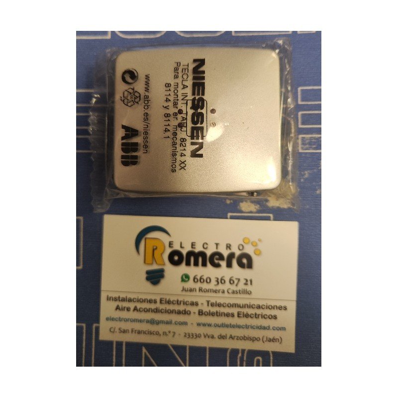 Tecla interruptor temporizado tarjeta marfil Niessen Arco 8214 PM