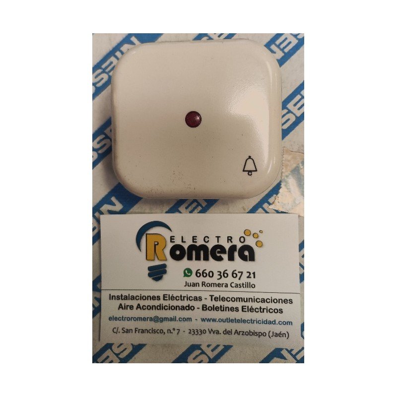 TECLA PULSADOR TIMBRE CON LUMINOSO 7204.3 BM