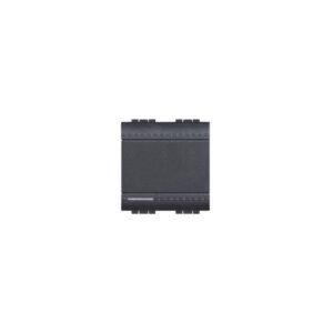 L4003/2 CONMUTADOR 2 MODULOS NEGRO LIVING ANTRACITA